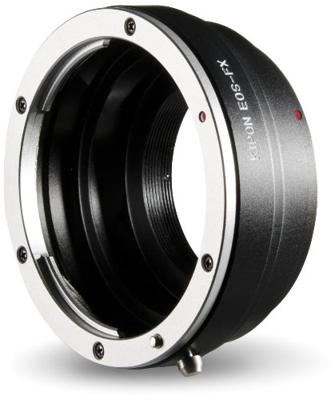 Kipon Lensadapter voor Canon op Fuji X-PRO 1
