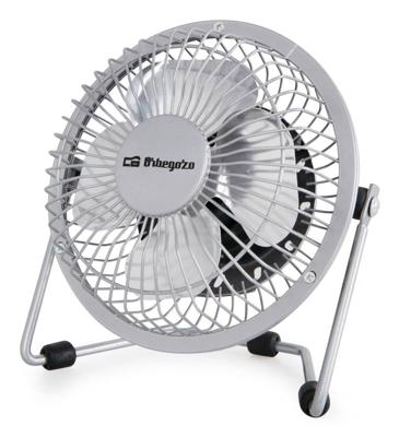 Mini Ventilator met USB voor Computer Orbegozo PW 1025 Grijs - thumbnail