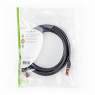CAT6 S/FTP-Netwerkkabel | RJ45 Male - RJ45 Male | 3,0 m | Zwart - thumbnail