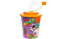 LG-Imports Beker met deksel en rietje ruimte, 12st. - thumbnail