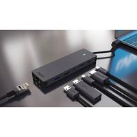 Rapoo USB-C Multiport Adapter, 6-in-1 - thumbnail