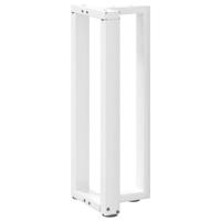 Bartafelpoten 2 st T-vormig 60x35x(110-111) cm staal wit - thumbnail