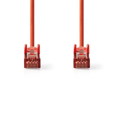 Nedis CCGP85221RD30 Cat6 S/ftp-netwerkkabel Rj45 Male - Rj45 Male 3,0 M Rood Nedis CCGP85221RD30 Cat6 S/ftp-netwerkkabel Rj45 Male - Rj45 Male 3,0 M Rood
