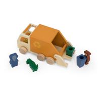 Trixie houten dieren vuilniswagen - thumbnail