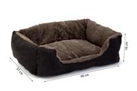 Beeztees Baboo Kattenrustbed, 37 cm, Taupe/Zwart - thumbnail