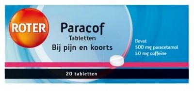 Roter Paracof Tabletten 500mg / 50mg Roter Paracof Tabletten 500mg / 50mg