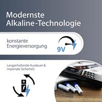 MediaRange MRBAT107 (Batterij-Basiscilindrische vorm 9 V) Zwart Blauw - thumbnail