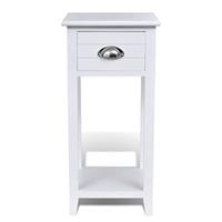 Nachtkastje met 1 lade wit - thumbnail