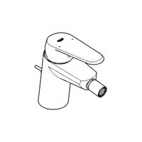 GROHE Eurodisc Cosmopolitan bidetkraan 35mm met waste chroom 33244002 - thumbnail