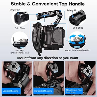 Sirui Full cage kit (met handgreep) voor Sony FX3/FX30 Sirui Full cage kit (met handgreep) voor Sony FX3/FX30