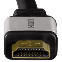 Hama HDMI Kabel 5 Sterren 1.8 m Zwart/Zilver - thumbnail
