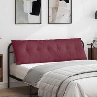 Rugkussen Wijnrood 160 x 19 x 50 cm Stof - thumbnail