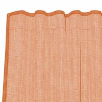 VidaXL Voile gordijnen met roedezakken 2 st terracotta - thumbnail