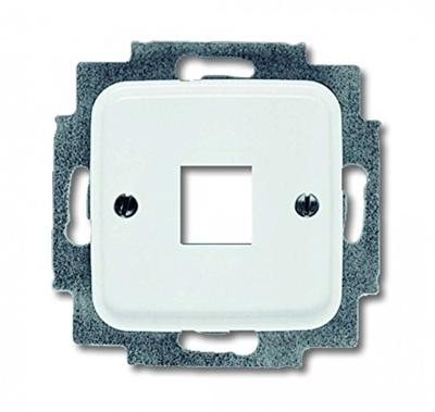 Busch-Jaeger 2CKA001753A3833 Modulaire jack insert Afdekking Zuiver wit (RAL 9010), Wit 1 stuk(s)