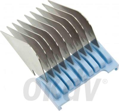 Opzetkam 1854 metaal, lichtblauw 25mm