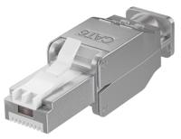 CAT6 RJ45 connector plug - STP - RJ45 - voor internetkabels - ethernet kabel - CAT kabel - gereedschapsloos - thumbnail
