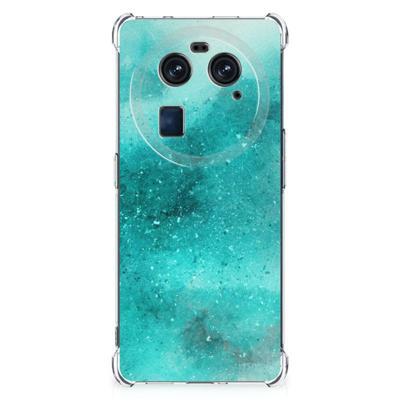 Back Cover OPPO Find X6 Painting Blue Back Cover OPPO Find X6 Painting Blue