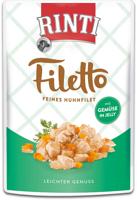 RINTI Filetto Chicken fillet with vegetables - natvoer voor honden - 100g - thumbnail