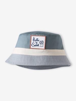 Colorblock muts babyjongens saliegroen Colorblock muts babyjongens saliegroen