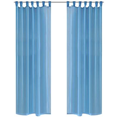 VidaXL Turquoise vitrage 140 x 245 cm 2 stuks VidaXL Turquoise vitrage 140 x 245 cm 2 stuks