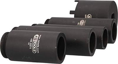 KS Tools 460.5370 Set steekmoeren met 4 geleidebuizen voor Mercedes, Ø 63 mm, 5-delig KS Tools 460.5370 Set steekmoeren met 4 geleidebuizen voor Mercedes, Ø 63 mm, 5-delig