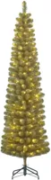 Charlton Pilar kerstboom led groen warm wit 160L tips 362 en timer & dimmer h215xd56 cm Black Box - Black box - thumbnail