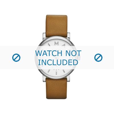 Horlogeband Marc by Marc Jacobs MBM1265 / MBM3242 Leder Cognac 18mm Horlogeband Marc by Marc Jacobs MBM1265 / MBM3242 Leder Cognac 18mm