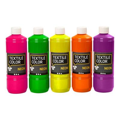 Creativ Company Textile color semi-dekkende textielverf, 5x500ml