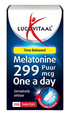 Lucovitaal Melatonine Puur 299 mcg Tabletten Lucovitaal Melatonine Puur 299 mcg Tabletten