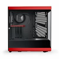 HYTE Y40 Tempered Glass Midi-tower PC-behuizing Zwart-rood - thumbnail