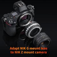 K&F Concept lensadapter Nikon F (G-type) naar Nikon Z mount - thumbnail