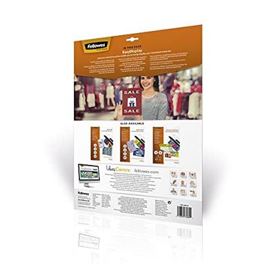 Fellowes lamineerhoezen Admire - EasyDisplay, Zelfklevend, Enhance80, ft A3, pak van 25 stuks