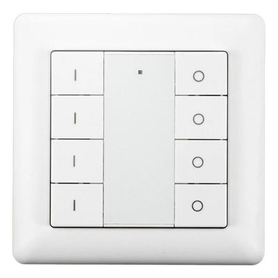 Draadloze Zigbee schakelaar van EcoDim - Geschikt voor 4 groepen - Witte kleur Draadloze Zigbee schakelaar van EcoDim - Geschikt voor 4 groepen - Witte kleur