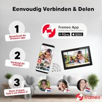 Denver PFF 1021 Digitale WiFi-fotolijst 25.7 cm 10.1 inch Energielabel: C (A - G) 1280 x 800 Pixel 16 GB Zwart - thumbnail