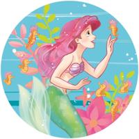 Komar Into Adventure; Komar Dots Behangcirkel Disney Princess - Ariel - Seahorses - DD1-016 - thumbnail