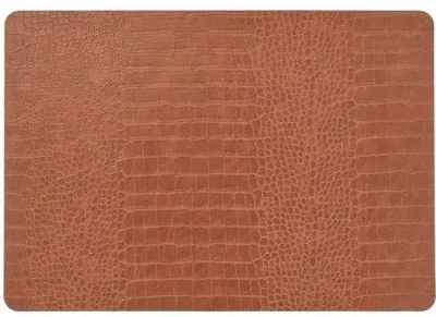 Unique Living placemat bodil 30x43cm leather brown