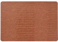 Unique Living placemat bodil 30x43cm leather brown - thumbnail