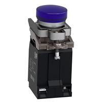 Schneider Electric XB4BV5B6 XB4BV5B6 Verlichte melder Blauw 1 stuk(s) - thumbnail