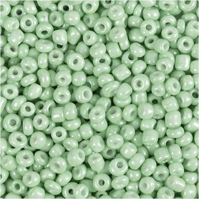 Creativ Company Rocailles, d 3 mm, afm 8/0, gatgrootte 0,6-1,0 mm, lichtgroen, 25 gr/ 1 doos Creativ Company Rocailles, d 3 mm, afm 8/0, gatgrootte 0,6-1,0 mm, lichtgroen, 25 gr/ 1 doos