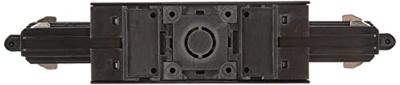 SLV ZwarteConnector 1-Fase langsverbinder elektrisch met voedingsmogelijkheid - 143100