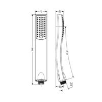 Cornat Handdouche Amato 1S Ak Ch - TECB3402 - thumbnail