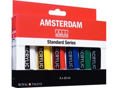 Amsterdam All Acrylics Amsterdam • standard series acrylics algemene selectie set 6x20ml Amsterdam All Acrylics Amsterdam • standard series acrylics algemene selectie set 6x20ml