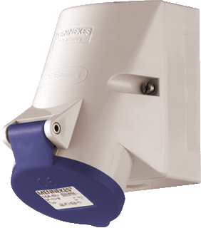 MENNEKES TwinCONTACT 1720 CEE-wandcontactdoos 16 A 3-polig 230 V 1 stuk(s) MENNEKES TwinCONTACT 1720 CEE-wandcontactdoos 16 A 3-polig 230 V 1 stuk(s)