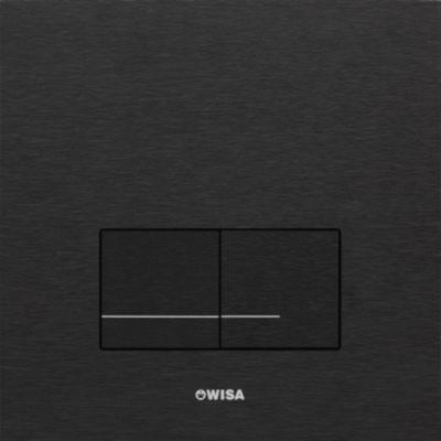 Wisa Delos bedieningspaneel aluminium mat zwart tbv Wisa XF/XS