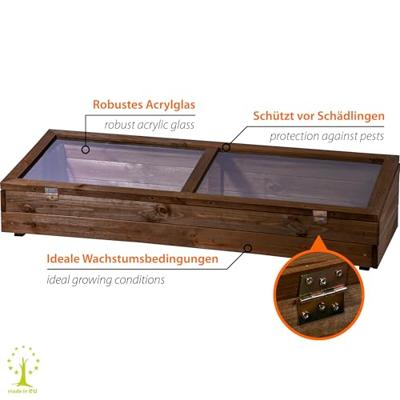 dobar Broeikasopzet voor kweekbak (117x40x26cm)