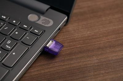 USB stick Kingston DataTraveler microDuo 3C Paars 256 GB - thumbnail