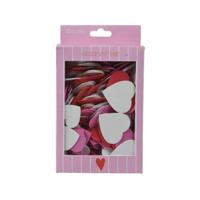 Foam Hartjes Rood/Roze/Wit - thumbnail