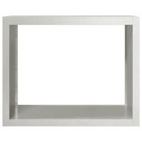 Haardhoutrek 100x40x80 cm roestvrij staal - thumbnail