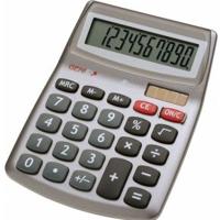 GENIE 540 Bureaurekenmachine Grijs Aantal displayposities: 10 werkt op zonne-energie, werkt op batterijen (b x h x d) 105 x 30 x 140 mm - thumbnail