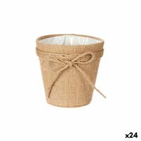 Lasso 12,5 x 12 x 12,5 cm Bruin Touw Plastic 14 x 12,5 x 14 cm (24 Stuks) - thumbnail